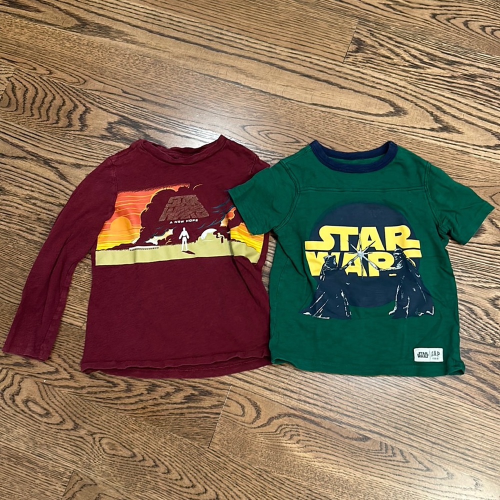 GAP kids Star Wars shirts